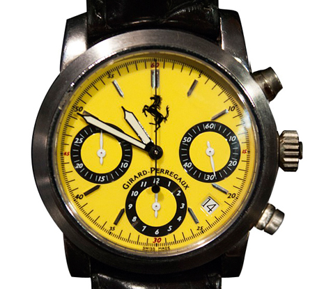 GIRARD PERREGAUX FERRARI LIMITED EDITION YELLOW DIAL  